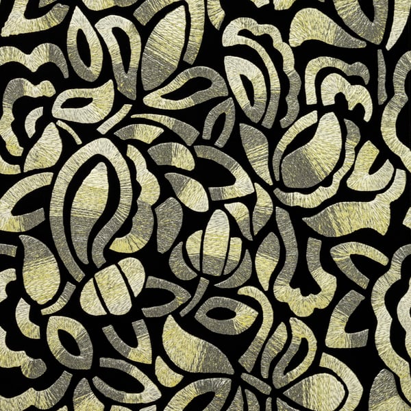 Galerie Wallpaper Product code: 81341 - Pepper Wallpaper Collection - Mustard Colours - Brussels Lace Design