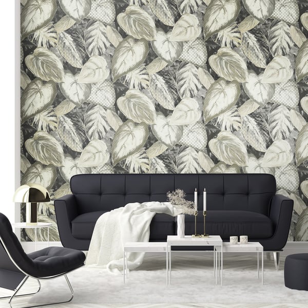 Galerie Wallpaper Product code: 81343_2 - Pepper Wallpaper Collection - Mustard Colours - Ficus Design