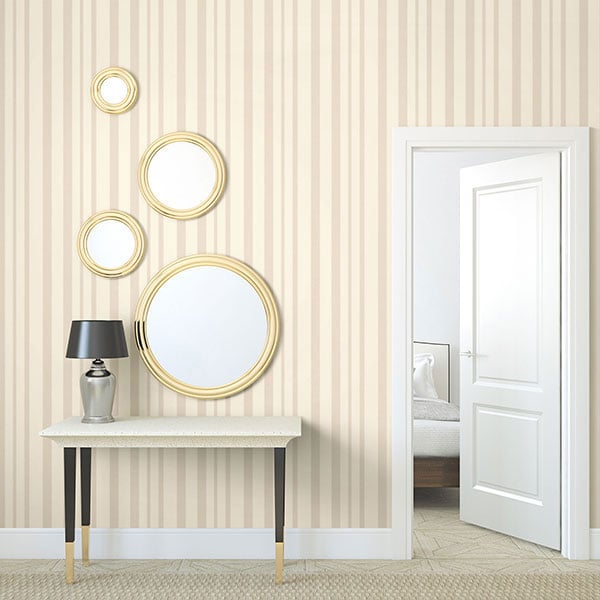 Galerie Wallpaper Product code: 91911R - Neapolis 3 Wallpaper Collection - Light Brown Colours - Stripe Design