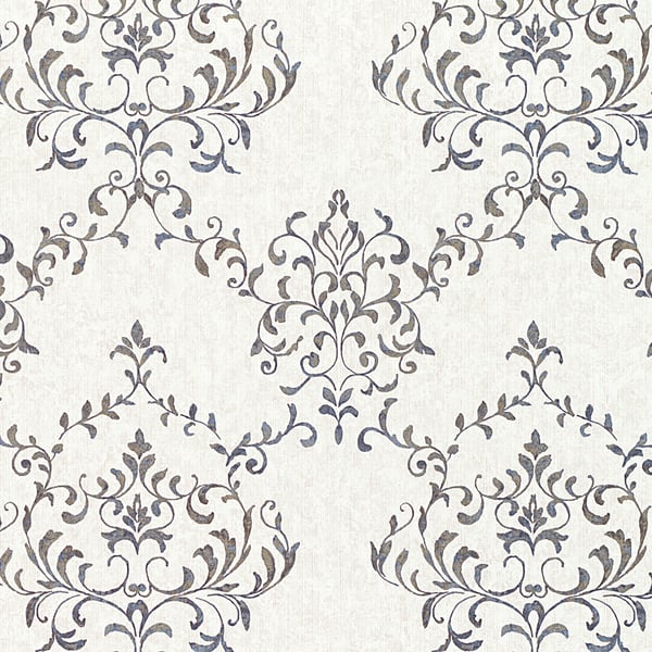 Galerie Wallpaper Product code: 93007 - Neapolis 3 Wallpaper Collection - Silver Colours - Neapolis Damask Design