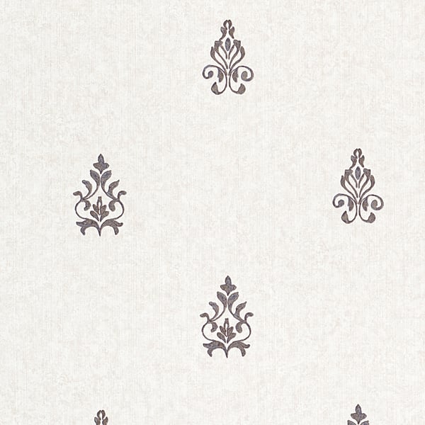Galerie Wallpaper Product code: 93107 - Neapolis 3 Wallpaper Collection - Silver Colours - Medallion Due Design