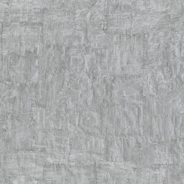 Galerie Wallpaper Product code: 95016 - Air Wallpaper Collection - Silver Colours - This utterly gorgeous wallpaper captures the texture of torn bark. The natural texture with a subtle sheen exudes tranquillity. The light dances across the surface, making this an excellent choice for smaller rooms or hallways that need that lift to give them a feeling of enhanced space. Perfect across all four walls, it can also be coordinated with a complementary design to create an interior full of lustre and sophistication.  Design