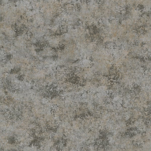 Galerie Wallpaper Product code: 95019 - Air Wallpaper Collection - Silver Colours - This earthy wallpaper will be a warming welcome to your home and perfect on all four walls or accompanied by a complementing design. The wallpaper has a subtle emboss that creates some structural depth and comes in a mottled grey, brown-black and gold mix that is reminiscent of parched clay soil. It’s a great way to bring your room up to date with a natural and earthy feel. Design