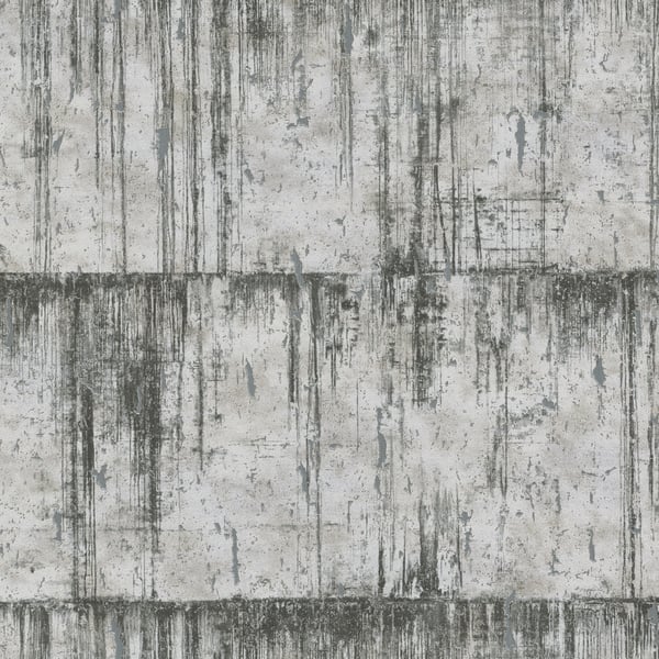 Galerie Wallpaper Product code: 95024 - Air Wallpaper Collection - Black Colours - This aged concrete effect wallpaper is the perfect choice if you want to bring a room up to date in a dramatic way. With a subtle emboss to create some structural depth, it comes in an on-trend monochrome colourway. Drawing on the textures of, and resembling the stippled texture of ancient plasterwork or faded limestone, this unusual wallpaper will be a warming welcome to your home. This will be perfect on all four walls or can be accompanied by a complementary wallpaper. Design