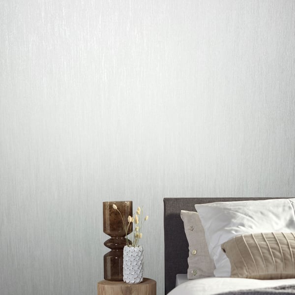 Galerie Wallpaper Product code: 95032_2 - Air Wallpaper Collection - White Colours - This gorgeous textured paper has a slub silk effect that adds warmth and depth to your home. Its understated tone and glamorous design make it suitable as an all-wall solution, but it would equally create a stunning feature wall if that’s the look you’re going for. Design
