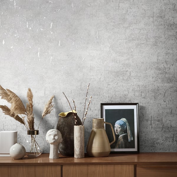 Galerie Wallpaper Product code: 95034_2 - Air Wallpaper Collection - White Colours - This fabulous cork effect wallpaper is the perfect choice if you want to bring a room up to date in a dramatic way. With a subtle emboss to create some structural depth, it comes in an on-trend off white colourway. Drawing on the textures of, and resembling the stippled texture of cork, this unusual wallpaper will be a warming welcome to your home. This will be perfect on all four walls or can be accompanied by a complementary wallpaper. Design