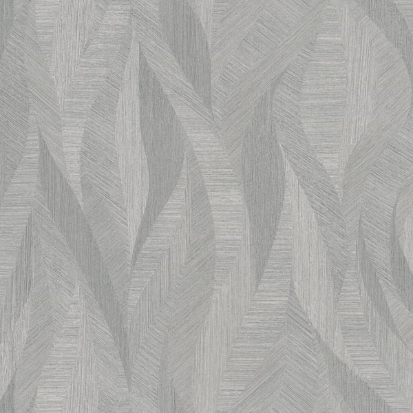 Galerie Wallpaper Product code: 95038 - Air Wallpaper Collection - Grey Colours - This abstract flame-like design features large upward flowing shapes knitted together in an aesthetically pleasing, solid design. The flowing shapes are indicated by a change in the direction of the texture, resulting in a wallpaper that's interesting but not overwhelming. There's almost a craft, handcut element to the design, making it suitable for any homeowner who wants to create a homely and warm atmosphere. Design