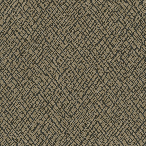 Galerie Wallpaper Product code: 95039 - Air Wallpaper Collection - Black Colours - An interesting play on a diamond geometric, with industrial elements creating a cross hatch effect accentuated with an embossed sheen. A relaxing take on a classic pattern that will be on trend for years to come.  Design
