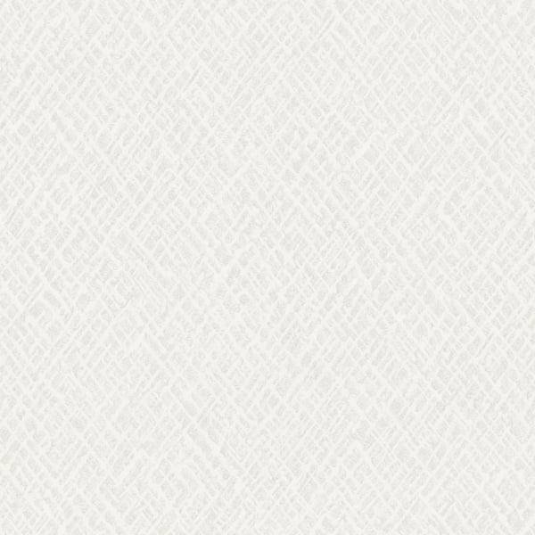 Galerie Wallpaper Product code: 95040 - Air Wallpaper Collection - White Colours - An interesting play on a diamond geometric, with industrial elements creating a cross hatch effect accentuated with an embossed sheen. A relaxing take on a classic pattern that will be on trend for years to come.  Design