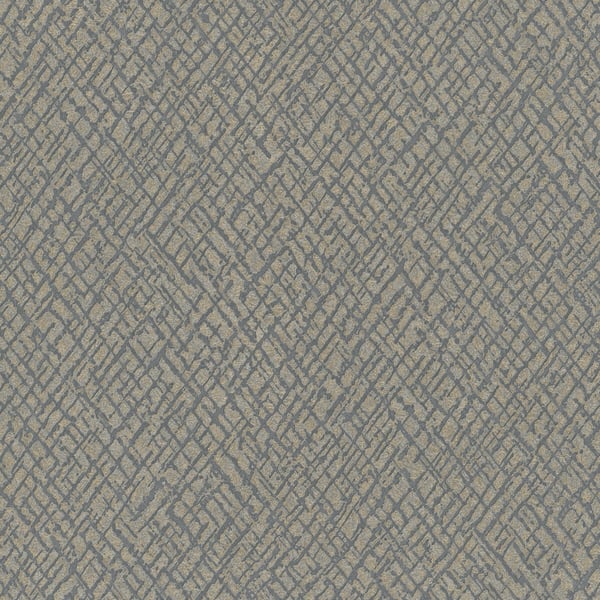 Galerie Wallpaper Product code: 95042 - Air Wallpaper Collection - Anthracite Colours - An interesting play on a diamond geometric, with industrial elements creating a cross hatch effect accentuated with an embossed sheen. A relaxing take on a classic pattern that will be on trend for years to come.  Design