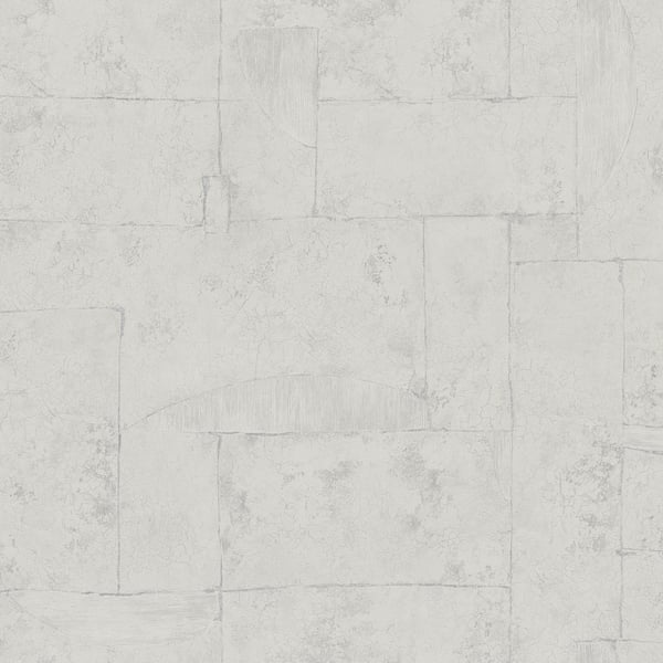Galerie Wallpaper Product code: 95045 - Air Wallpaper Collection - Grey Colours - A dramatic, artistic choice for your walls, if you're a lover of doing things differently! Irregular, almost cubistic shapes sit on a plaster effect background. Textural infills result in a balanced, rhythmic effect that will simply look gorgeous in any scheme, especially a contemporary one.  Design