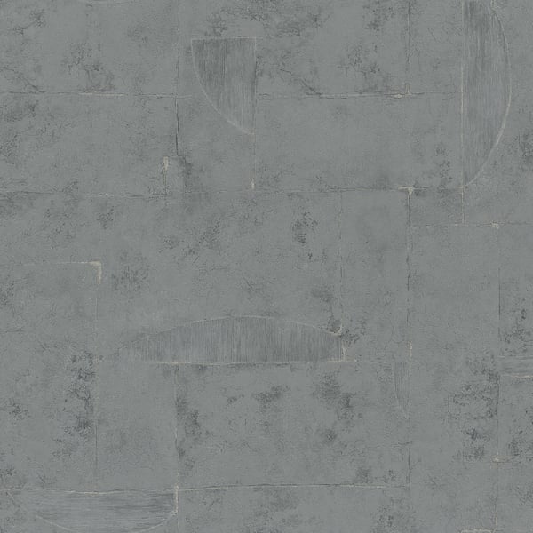 Galerie Wallpaper Product code: 95046 - Air Wallpaper Collection - Grey Colours - A dramatic, artistic choice for your walls, if you're a lover of doing things differently! Irregular, almost cubistic shapes sit on a plaster effect background. Textural infills result in a balanced, rhythmic effect that will simply look gorgeous in any scheme, especially a contemporary one.  Design