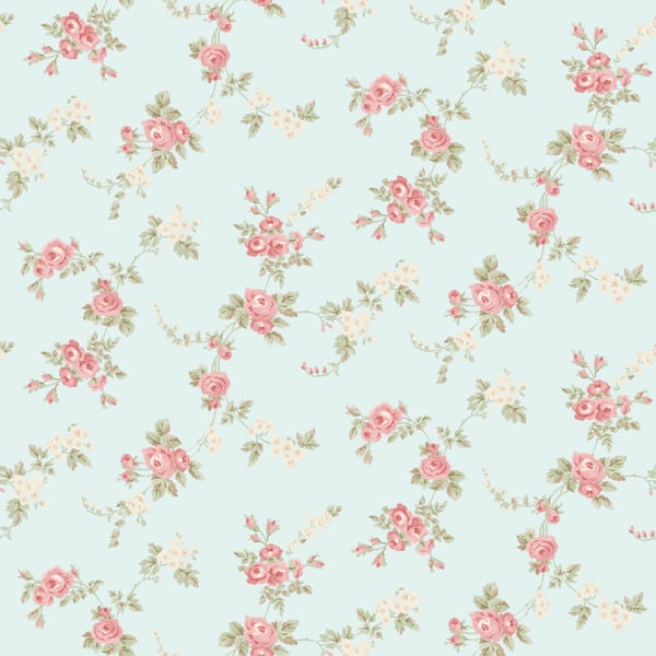 Galerie Wallpaper Product code: AB27659 - Abby Rose 4 Wallpaper Collection - Turquoise Red Green Colours - Chic Rose Design