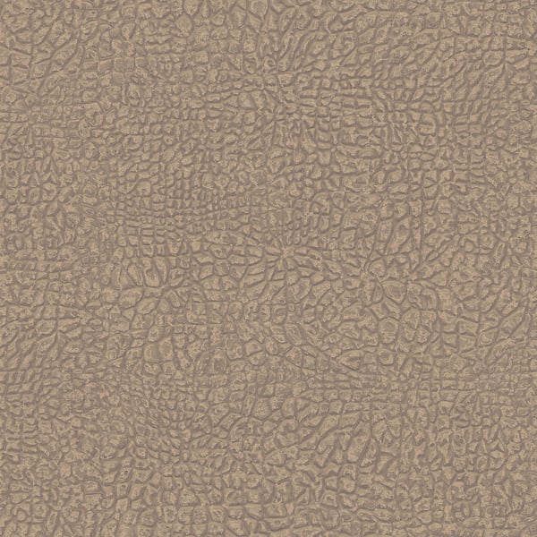 Galerie Wallpaper Product code: AC60000 - Absolutely Chic Wallpaper Collection - Beige Brown Metallic Colours - Crocodile Print Motif Design