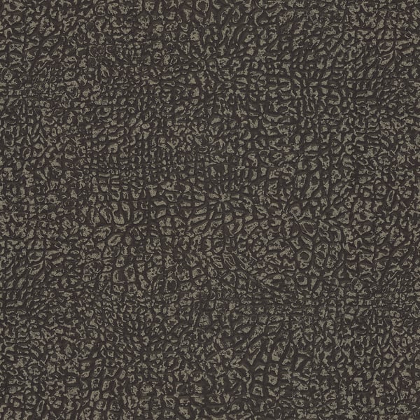 Galerie Wallpaper Product code: AC60001 - Absolutely Chic Wallpaper Collection - Metallic Black Dark Brown Colours - Crocodile Print Motif Design