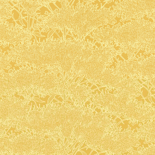 Galerie Wallpaper Product code: AC60013 - Absolutely Chic Wallpaper Collection - Yellow Colours - Cherry Blossom Motif Design