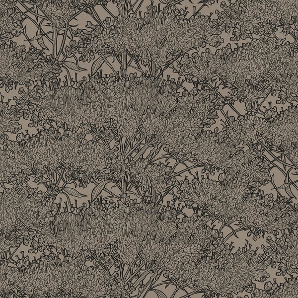 Galerie Wallpaper Product code: AC60015 - Absolutely Chic Wallpaper Collection - Beige Brown Grey Colours - Cherry Blossom Motif Design