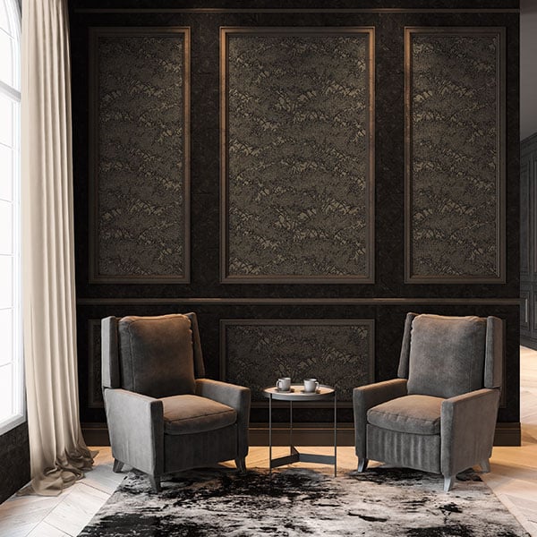 Galerie Wallpaper Product code: AC60015R - Absolutely Chic Wallpaper Collection - Beige Brown Grey Colours - Cherry Blossom Motif Design