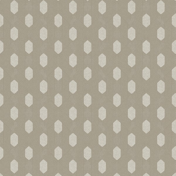 Galerie Wallpaper Product code: AC60024 - Absolutely Chic Wallpaper Collection - Beige Grey Metallic Colours - Art Deco Style Geometric Motif Design