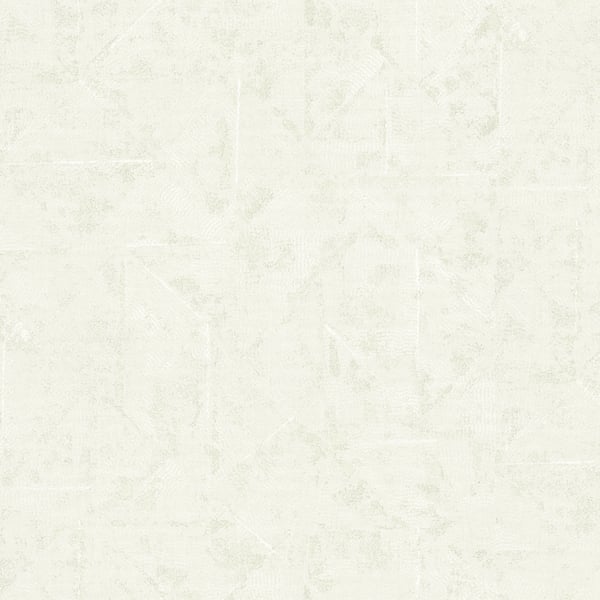 Galerie Wallpaper Product code: AC60027 - Absolutely Chic Wallpaper Collection - Cream Metallic White Colours - Distressed Geometric Texture Design