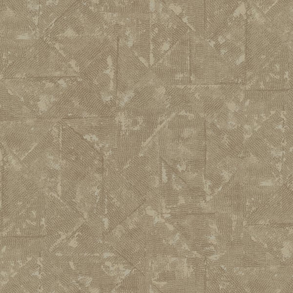 Galerie Wallpaper Product code: AC60029 - Absolutely Chic Wallpaper Collection - Beige Brown Metallic Colours - Distressed Geometric Texture Design