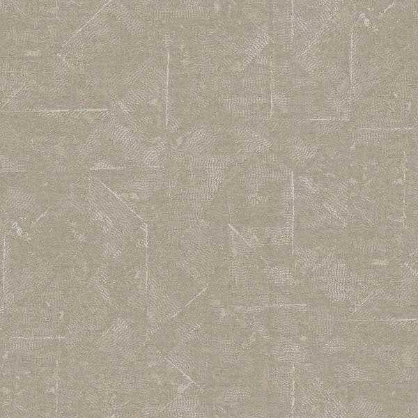 Galerie Wallpaper Product code: AC60030 - Absolutely Chic Wallpaper Collection - Beige Grey Metallic Colours - Distressed Geometric Texture Design