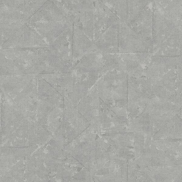 Galerie Wallpaper Product code: AC60031 - Absolutely Chic Wallpaper Collection - Grey Metallic Colours - Distressed Geometric Texture Design
