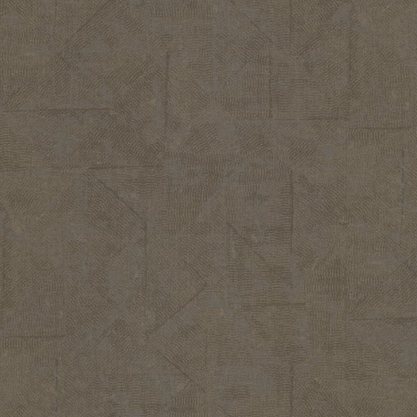 Galerie Wallpaper Product code: AC60032 - Absolutely Chic Wallpaper Collection - Brown Grey Metallic Colours - Distressed Geometric Texture Design
