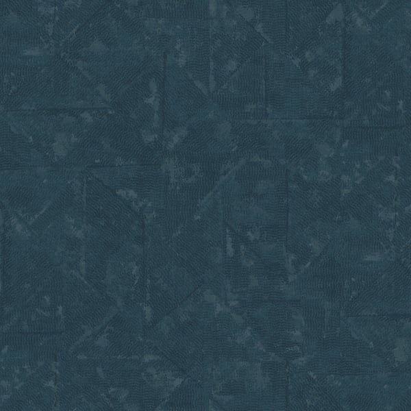 Galerie Wallpaper Product code: AC60034 - Absolutely Chic Wallpaper Collection - Blue Grey Metallic Colours - Distressed Geometric Texture Design