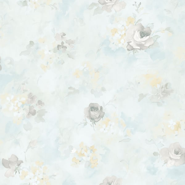 Galerie Wallpaper Product code: AF37709 - Abby Rose 4 Wallpaper Collection - Turquoise Grey Cream Colours - Morning Dew Design