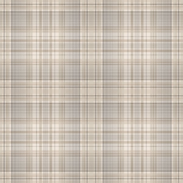 Galerie Wallpaper Product code: AF37721 - Abby Rose 4 Wallpaper Collection - Beige Grey Colours - Check Plaid Design