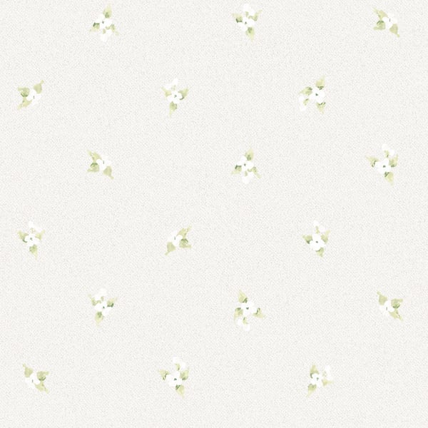 Galerie Wallpaper Product code: AF37749 - Abby Rose 4 Wallpaper Collection - Green Light Grey Colours - Laurel Spot  Design