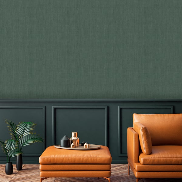 Galerie Wallpaper Product code: AL26211_2 - Shades Of Colour Wallpaper Collection - Dark moss Colours - Uni textile Design