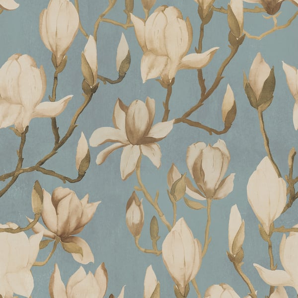 Galerie Wallpaper Product code: DW2015 - Designer Walls Wallpaper Collection - Light Blue Fog Colours - Magnolia Design