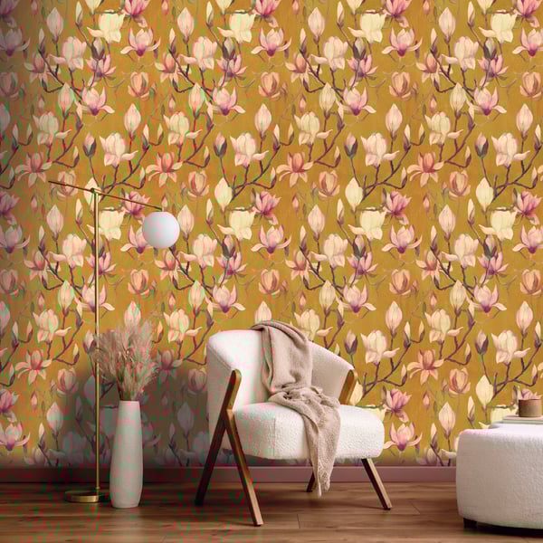 Galerie Wallpaper Product code: DW2016_2 - Designer Walls Wallpaper Collection - Ochre Colours - Magnolia Design