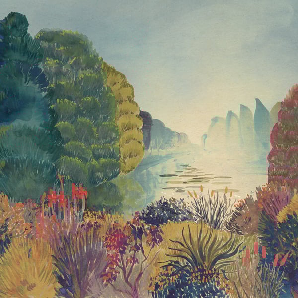 Galerie Wallpaper Product code: DW2022 - Designer Walls Wallpaper Collection - multicolour Colours - Nature Landscape Design