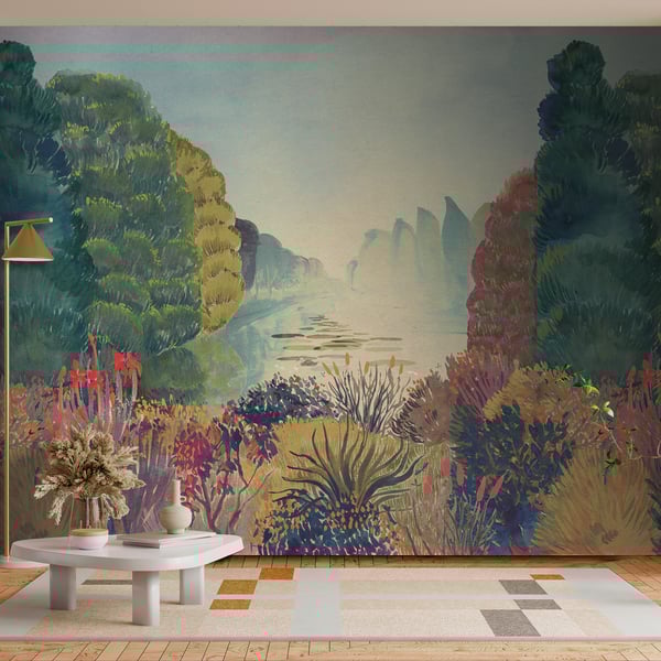 Galerie Wallpaper Product code: DW2022_2 - Designer Walls Wallpaper Collection - multicolour Colours - Nature Landscape Design
