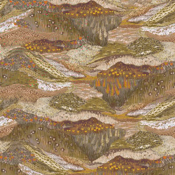 Galerie Wallpaper Product code: DW2025 - Designer Walls Wallpaper Collection - Ochre Colours - Livelliuniti Design