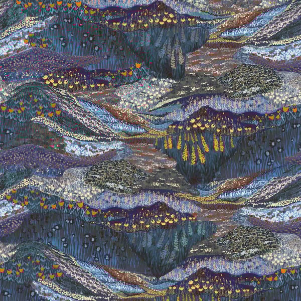Galerie Wallpaper Product code: DW2027 - Designer Walls Wallpaper Collection - Midnight Blue Colours - Livelliuniti Design