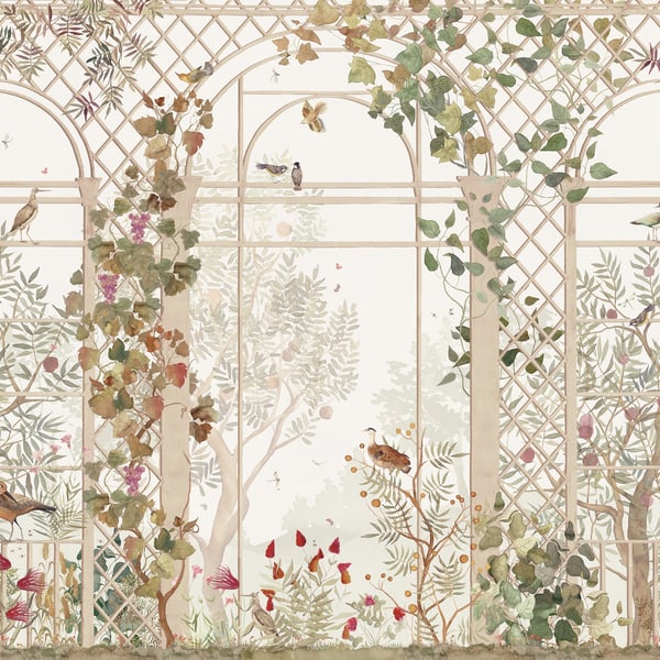 Galerie Wallpaper Product code: DW2030 - Designer Walls Wallpaper Collection - Beige Colours - Greenhouse Design