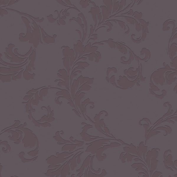 Galerie Wallpaper Product code: DWP0250-01 - Emporium Wallpaper Collection - Purple Colours - Acanthus trail Design