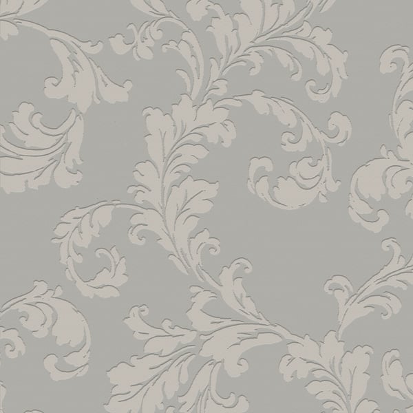 Galerie Wallpaper Product code: DWP0250-03 - Emporium Wallpaper Collection - Grey Colours - Acanthus trail Design