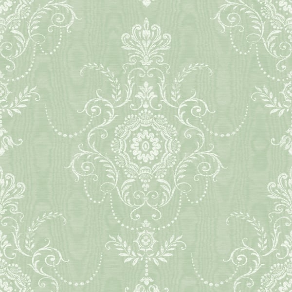 Galerie Wallpaper Product code: FC60304 - French Country Wallpaper Collection - Washed Green Colours -  Colette Design