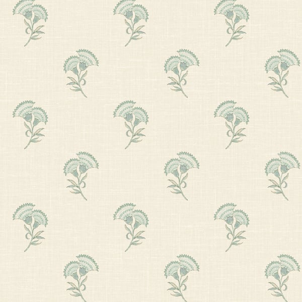 Galerie Wallpaper Product code: FC60808 - French Country Wallpaper Collection - Oasis Blue Colours -  Lotus Design