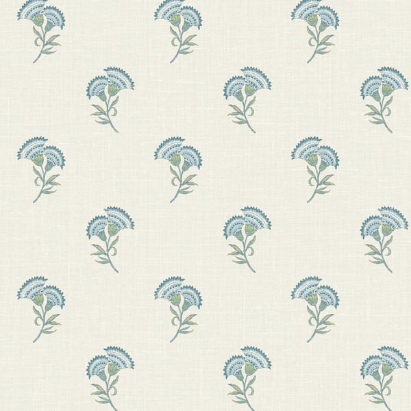 Galerie Wallpaper Product code: FC60812 - French Country Wallpaper Collection - Lake Blue Colours -  Lotus Design