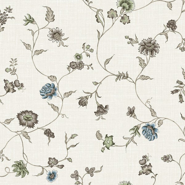 Galerie Wallpaper Product code: FC61006 - French Country Wallpaper Collection - Squirrel Trail Colours -  Florale Design