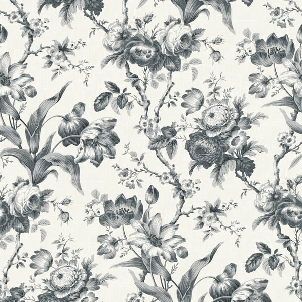 Galerie Wallpaper Product code: FC61200 - French Country Wallpaper Collection - Onyx Colours -  En Rose Design