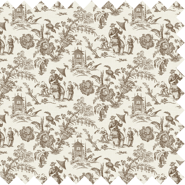 Galerie Wallpaper Product code: FC62806F - French Country Wallpaper Collection - Esspresso Colours -  Chinois Linen Design