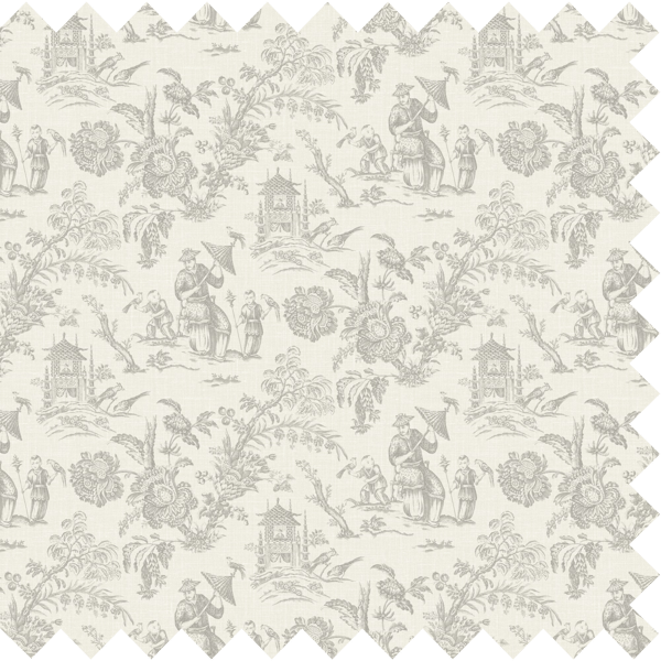 Galerie Wallpaper Product code: FC62808F - French Country Wallpaper Collection - Pelican Gray Colours -  Chinois Linen Design