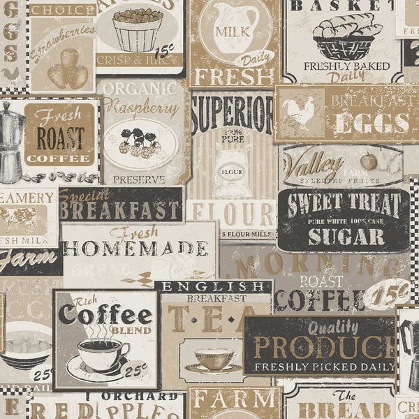 Galerie Wallpaper Product code: G12298 - Kitchen Recipes Wallpaper Collection -   